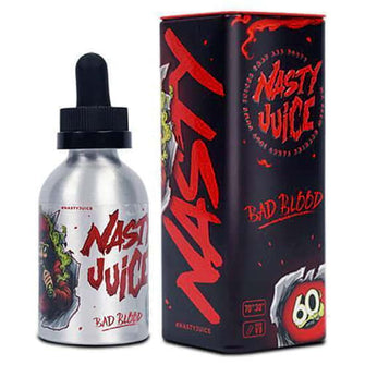Nasty Bad Blood 60ml 0Mg E-Liquid | thesmokeplug.com