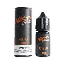 Nasty Bronze Blend Salt 30ml 50Mg | thesmokeplug.com
