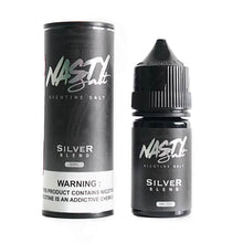 Nasty Silver Blend Salt 30ml 35Mg | thesmokeplug.com