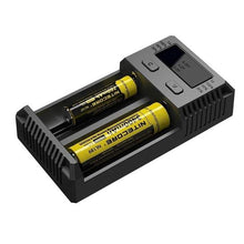 Nitecore New I2 Intellicharger Battery Charger Two Bay 2 - The Smoke Plug