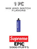 Supreme Epic Disposable Vape Pod – 1PC