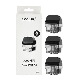 Smok Nord X Replacement Empty Pod Cartridge 6Ml 3Pk - The Smoke Plug
