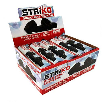 Striko Easy Light Charcoal 40Mm - The Smoke Plug