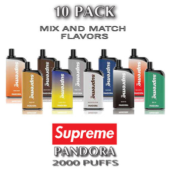 Supreme Pandora Disposable Vape Device  | 5500 Puffs  –  10PK