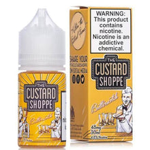 The Custard Shoppe Butterscotch Salt 30ml 48Mg | thesmokeplug.com