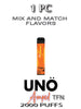 Uno AMPED TFN Disposable Vape Pod – 1PC