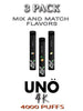 Uno 4K Disposable Vape Pod – 3PK