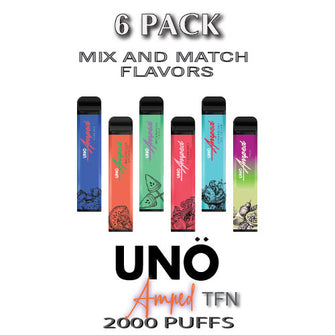 Uno AMPED TFN Disposable Vape Pod – 6PK