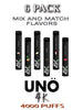 Uno 4K Disposable Vape Pod – 6PK