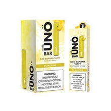 Uno Bar Iced Banana Taffy Disposable Vape Pod 3Pk  –  The Smoke Plug