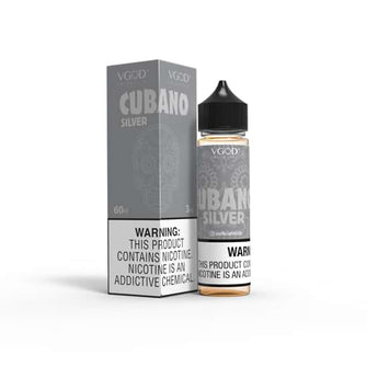Vgod Cubano Silver 60ml 0Mg E-Liquid | thesmokeplug.com