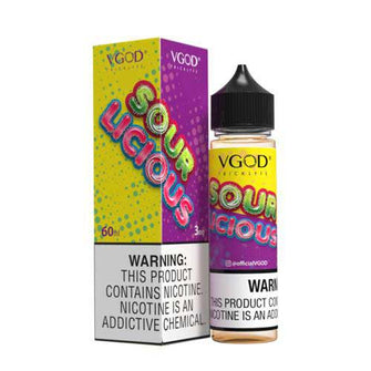 Vgod Sourlicious 60ml Vape Juice E-Liquid | thesmokeplug.com