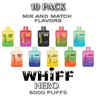 Whiff Hero Disposable Vape Device by Scott Storch – 10PK