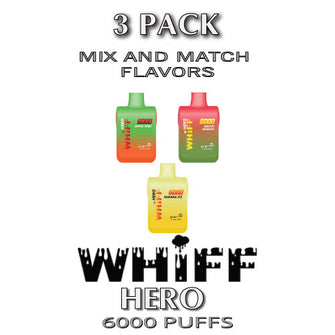 Whiff Hero Disposable Vape Device by Scott Storch  –  3PK