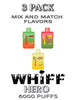 Whiff Hero Disposable Vape Device by Scott Storch – 3PK